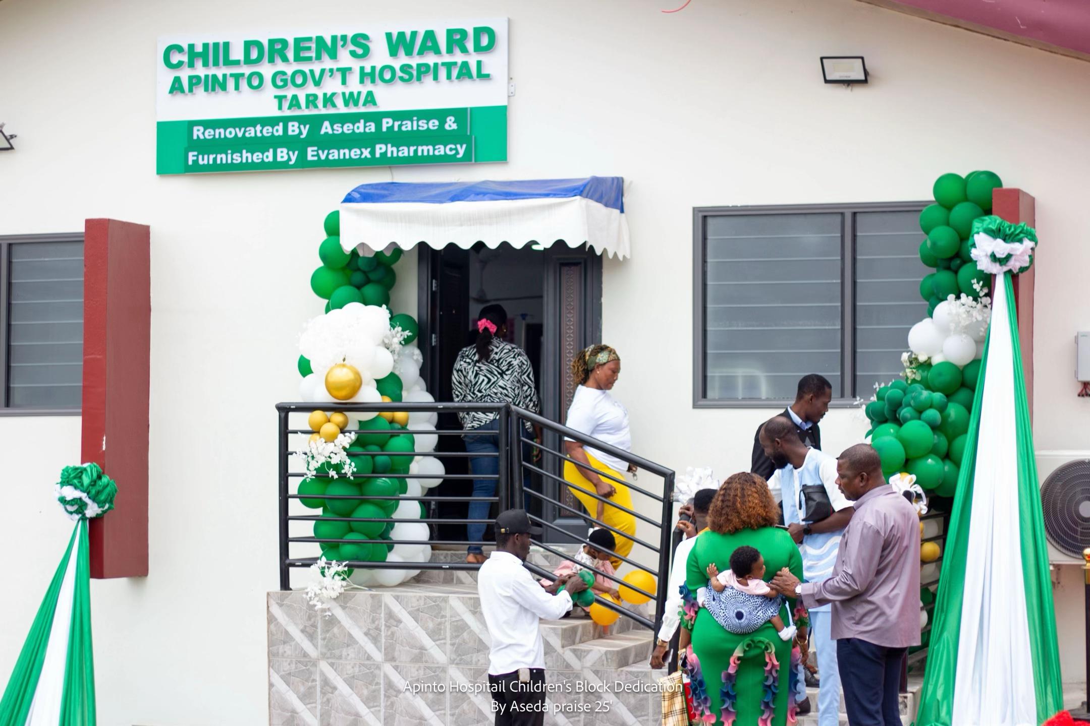 Evanex Foundation hospital renovation